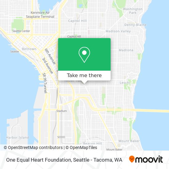 One Equal Heart Foundation map