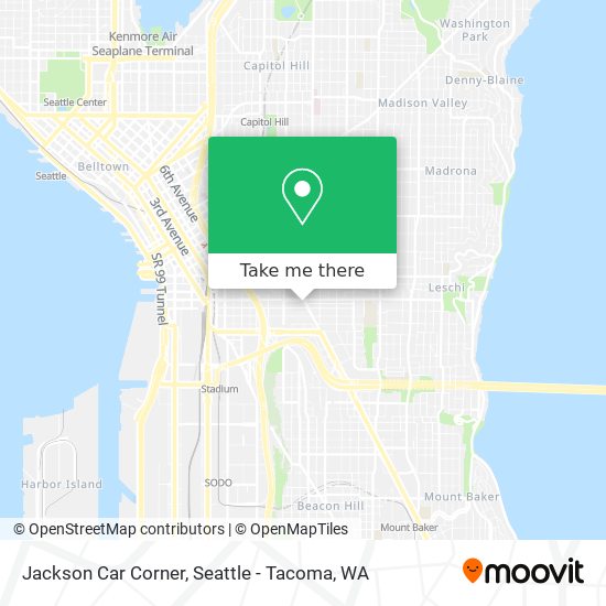 Jackson Car Corner map