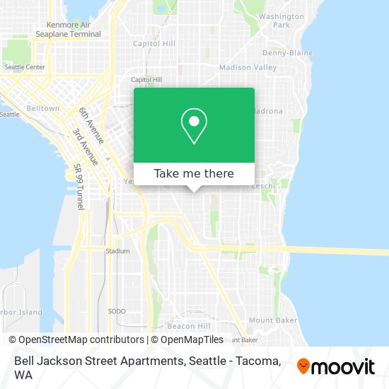 Bell Jackson Street Apartments map