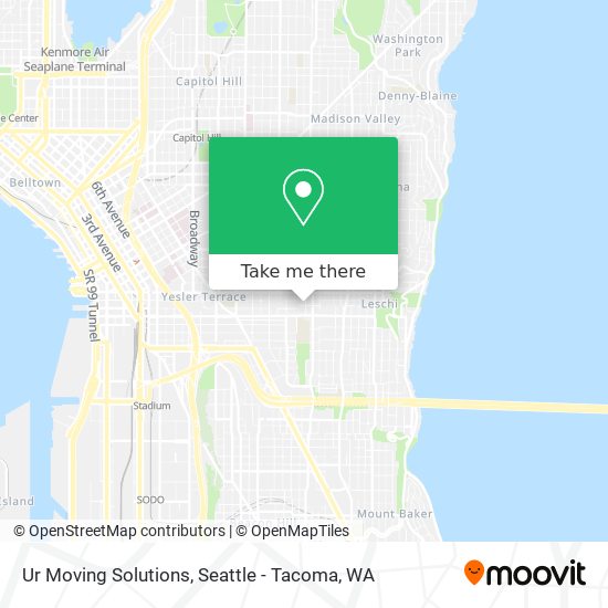 Ur Moving Solutions map