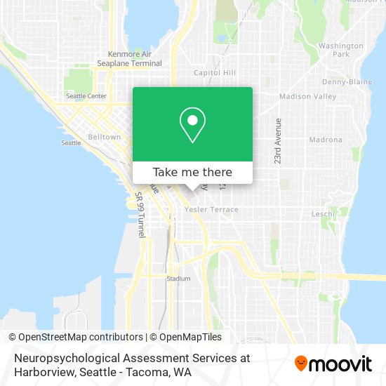 Mapa de Neuropsychological Assessment Services at Harborview