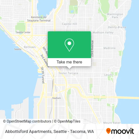 Abbottsford Apartments map