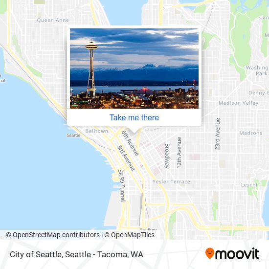 City of Seattle map