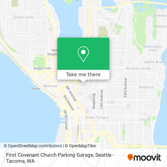 Mapa de First Covenant Church Parking Garage