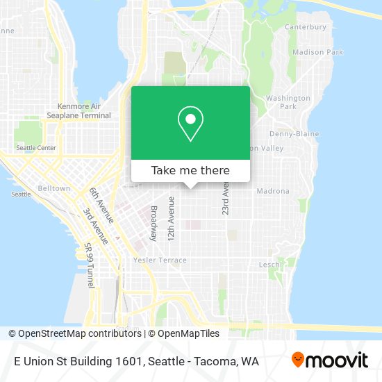 E Union St Building 1601 map