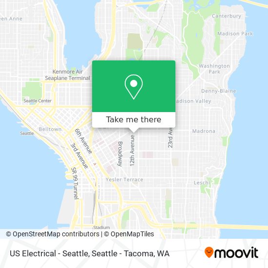 US Electrical - Seattle map
