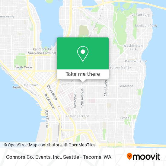Mapa de Connors Co. Events, Inc.