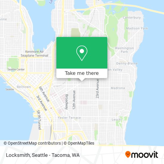 Locksmith map