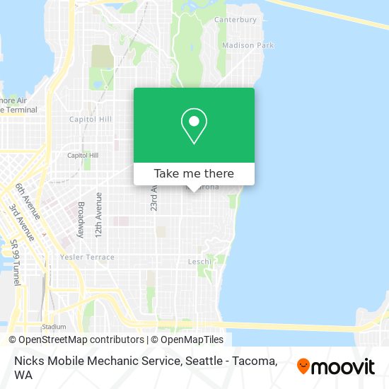 Nicks Mobile Mechanic Service map