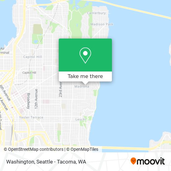 Washington map