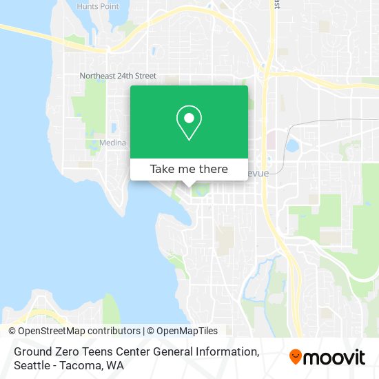Mapa de Ground Zero Teens Center General Information