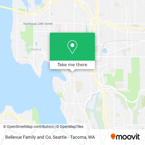 Mapa de Bellevue Family and Co