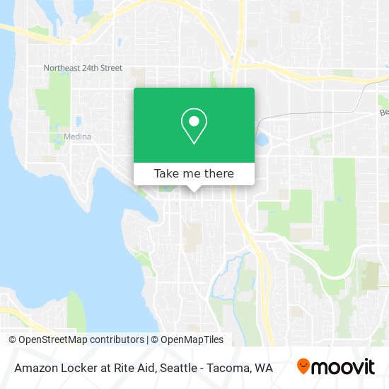 Amazon Locker at Rite Aid map