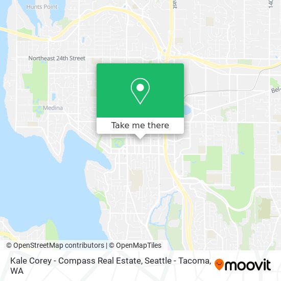 Kale Corey - Compass Real Estate map