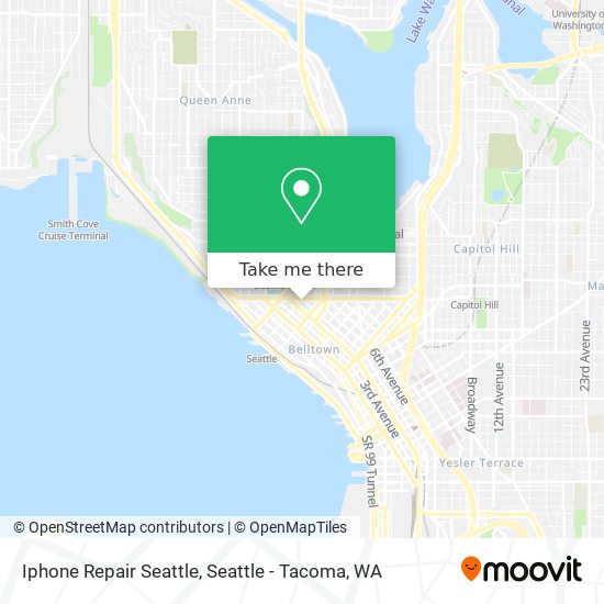 Iphone Repair Seattle map