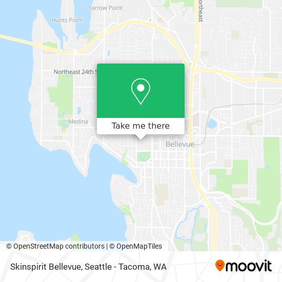 Skinspirit Bellevue map