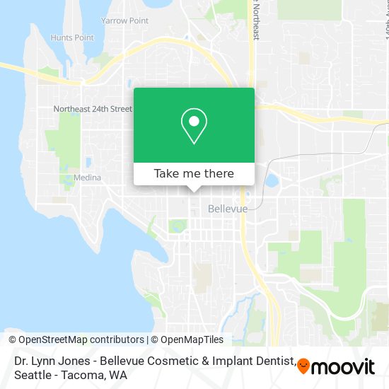 Dr. Lynn Jones - Bellevue Cosmetic & Implant Dentist map