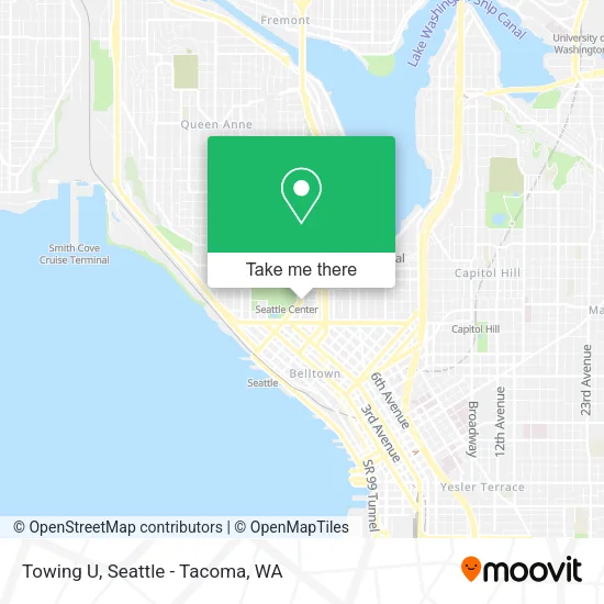 Towing U map