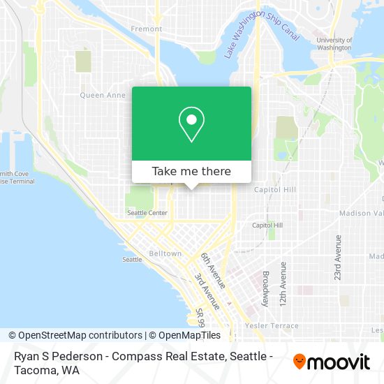 Mapa de Ryan S Pederson - Compass Real Estate