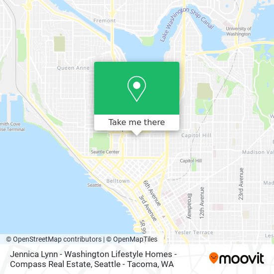 Mapa de Jennica Lynn - Washington Lifestyle Homes - Compass Real Estate