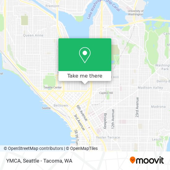 YMCA map