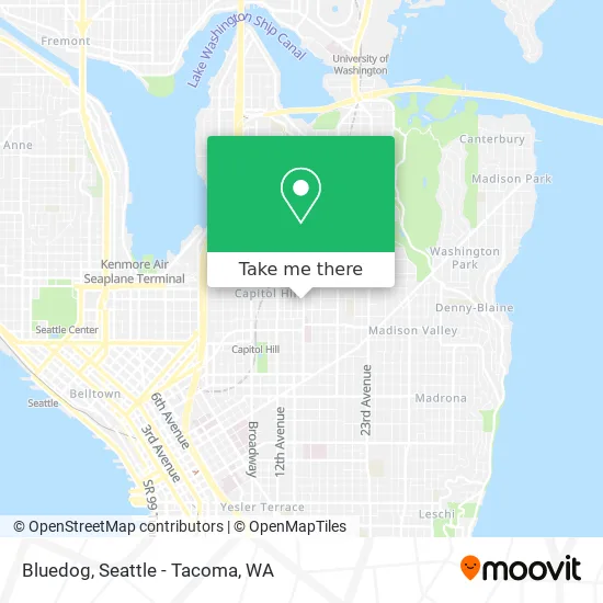 Bluedog map