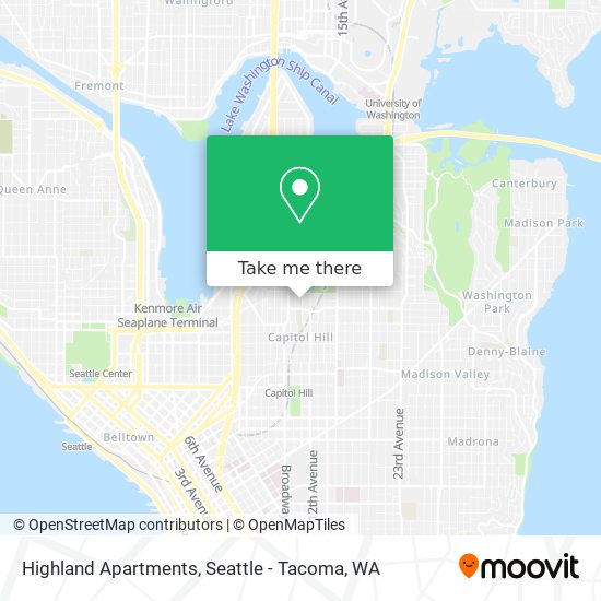 Highland Apartments map