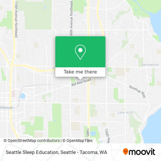 Seattle Sleep Education map