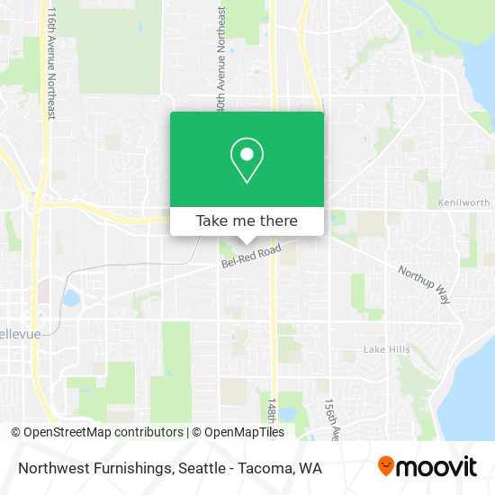 Northwest Furnishings map