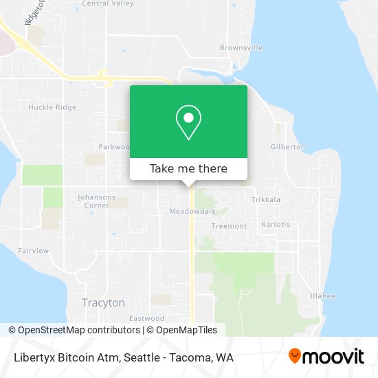 Mapa de Libertyx Bitcoin Atm