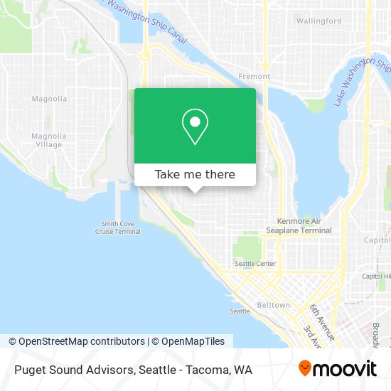 Mapa de Puget Sound Advisors