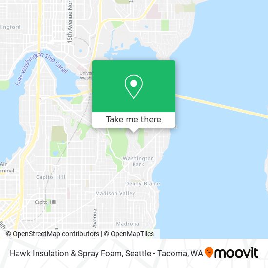 Hawk Insulation & Spray Foam map