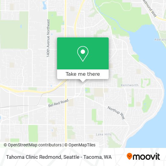 Mapa de Tahoma Clinic Redmond