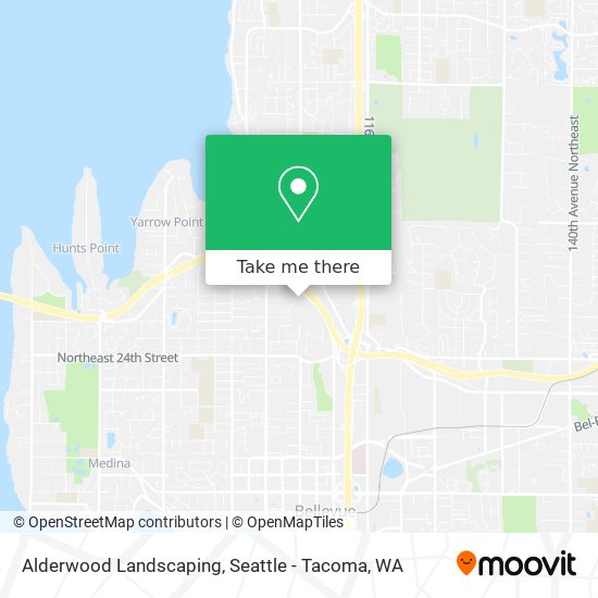 Alderwood Landscaping map