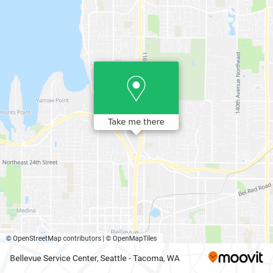 Mapa de Bellevue Service Center