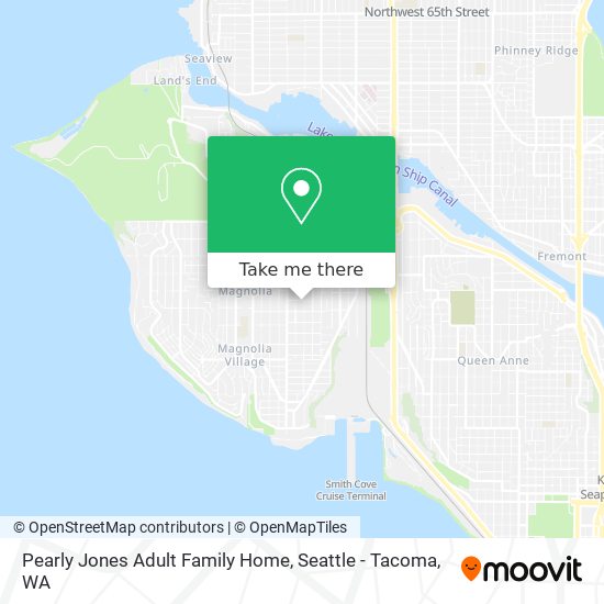 Pearly Jones Adult Family Home map