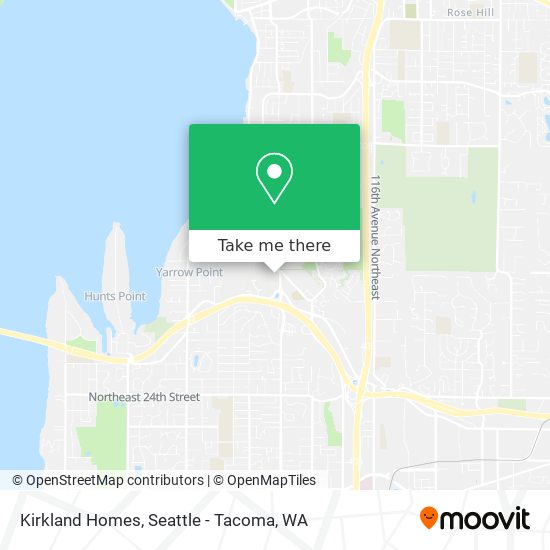 Mapa de Kirkland Homes