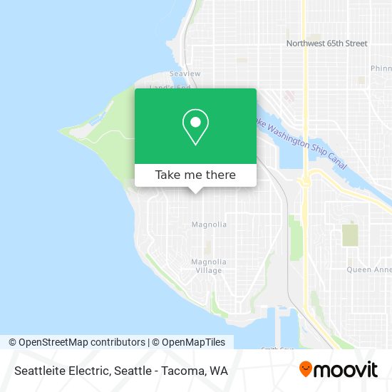 Mapa de Seattleite Electric