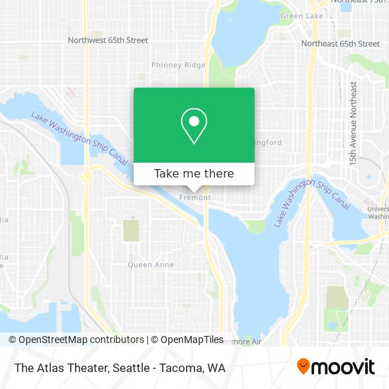 Mapa de The Atlas Theater