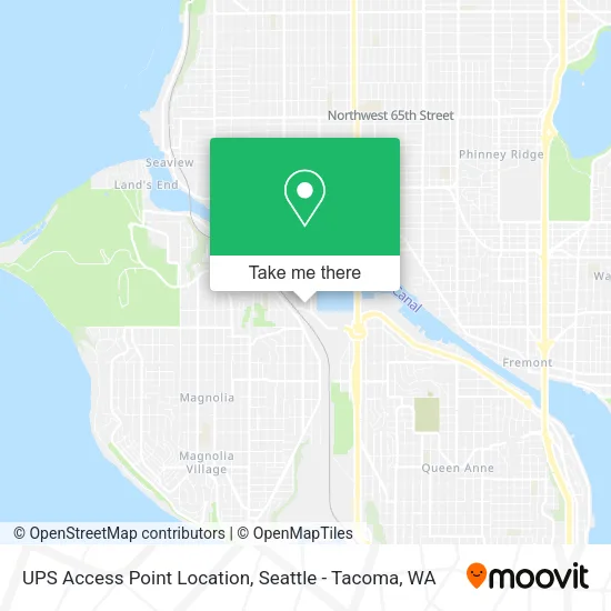 Mapa de UPS Access Point Location