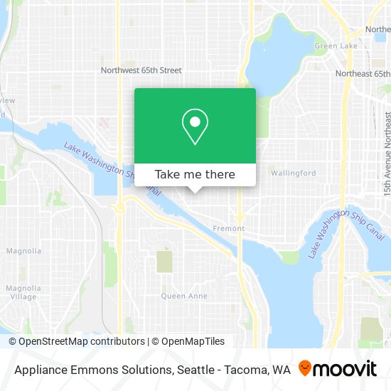 Mapa de Appliance Emmons Solutions