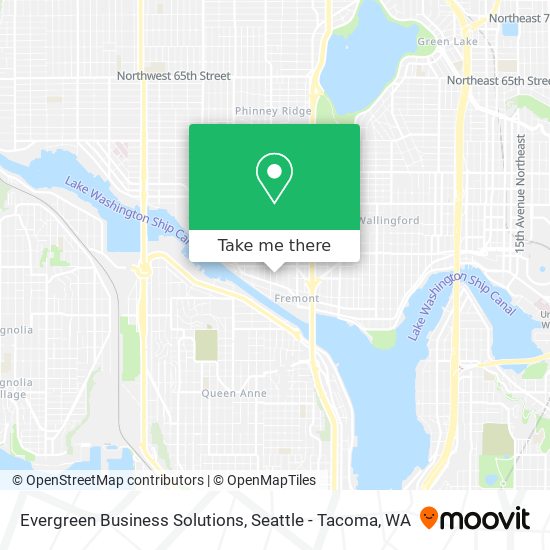 Evergreen Business Solutions map