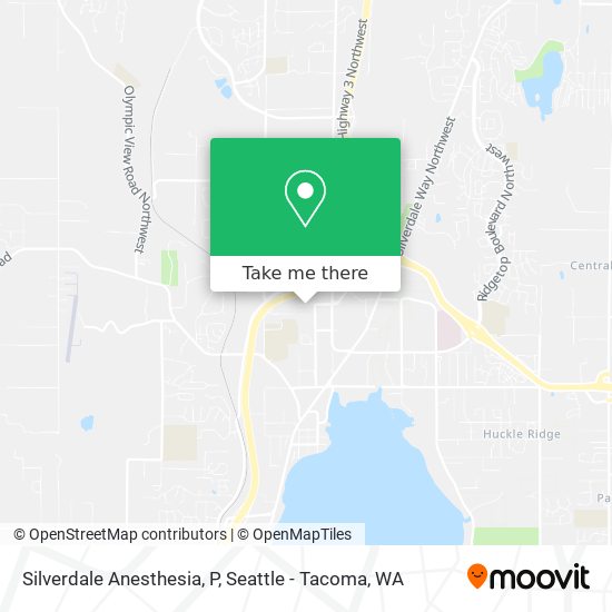 Silverdale Anesthesia, P map