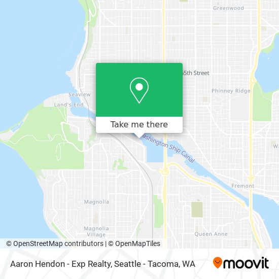 Aaron Hendon - Exp Realty map