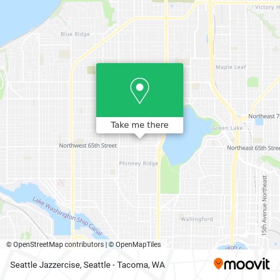 Seattle Jazzercise map