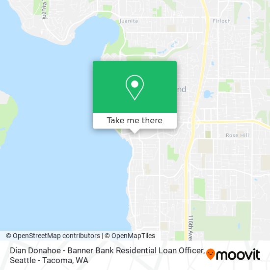 Dian Donahoe - Banner Bank Residential Loan Officer map