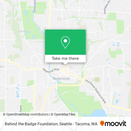 Mapa de Behind the Badge Foundation