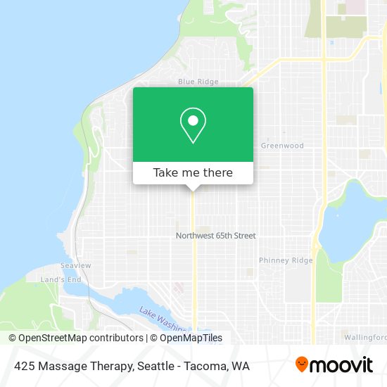 425 Massage Therapy map