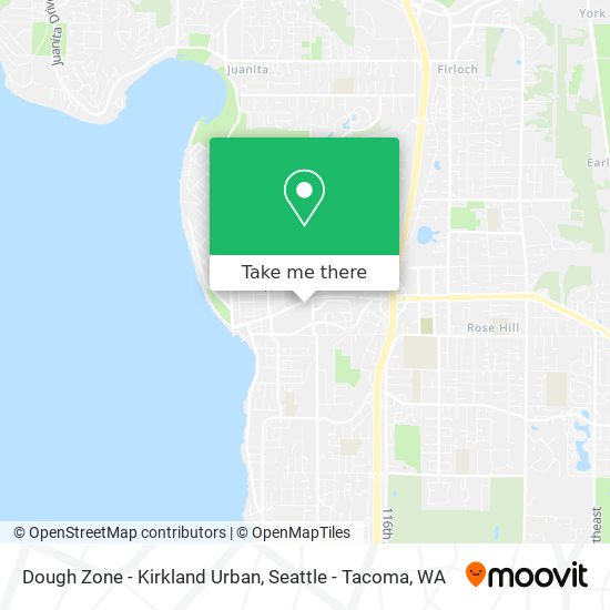 Mapa de Dough Zone - Kirkland Urban