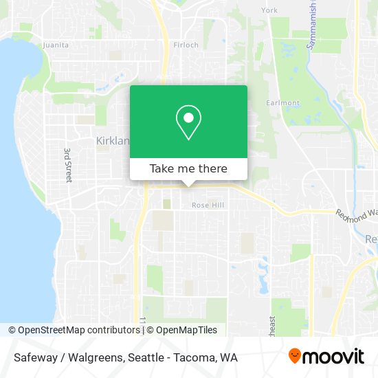 Safeway / Walgreens map